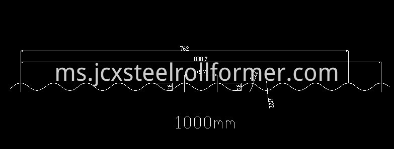 836 roof profile 